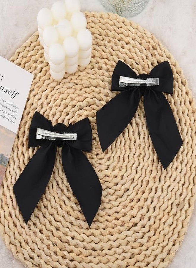 Yreamont Halloween Hair Bow Clips Skull Hair Clip for Women Girls Halloween Costume Accessories for Girls Skeleton Hair Clip Gothic Hair Accessories for Women Cosplay Hair Accessories 2PCS - Image 5